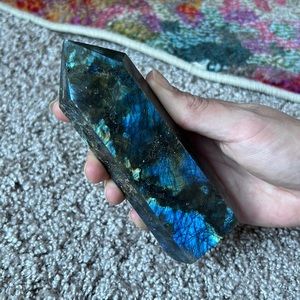 Super Flashy Labradorite Tower